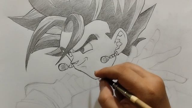 Goku drawing sketch anime dragon ball karakter komik serial kartun movie series with pencil art смотреть онлайн