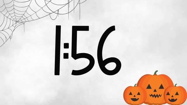 4 Minute Cute Halloween Pumpkin Timer (Spooky Synth Tones at End) смотреть онлайн