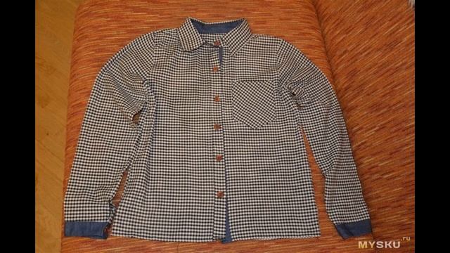 Женская рубашка в клеточку | #Обзор смотреть онлайн