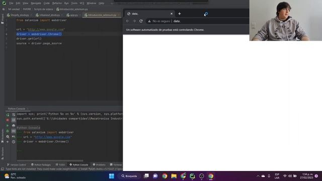 Aprende a abrir navegador con python | Selenium Python para principiantes смотреть онлайн