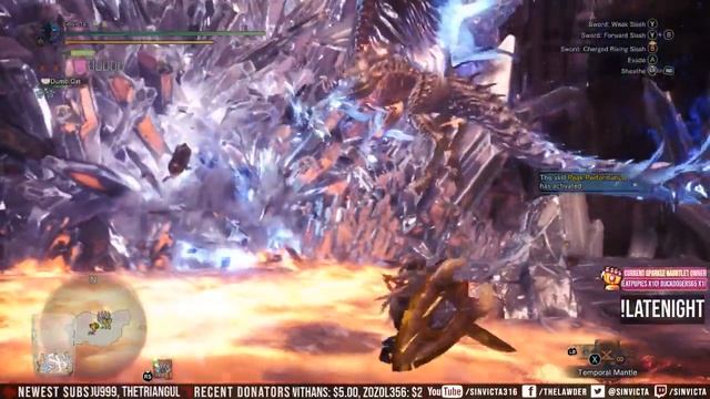 ARCH TEMPERED XENO'JIIVA SOLO CHARGE BLADE - First-Ever Attempt [Monster Hunter World] смотреть онлайн