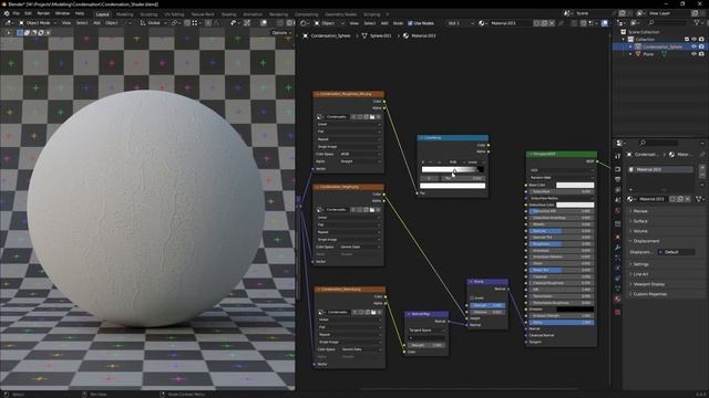 Condensation Shader In Blender