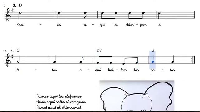 Fantes Sheet Music for Clarinet Children Canon 4 Voices смотреть онлайн