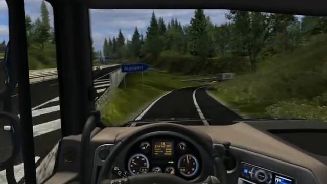 German Truck Simulator 2010 DAF XF105 Final смотреть онлайн