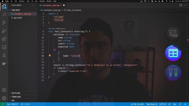 Go Table Driven Tests смотреть онлайн
