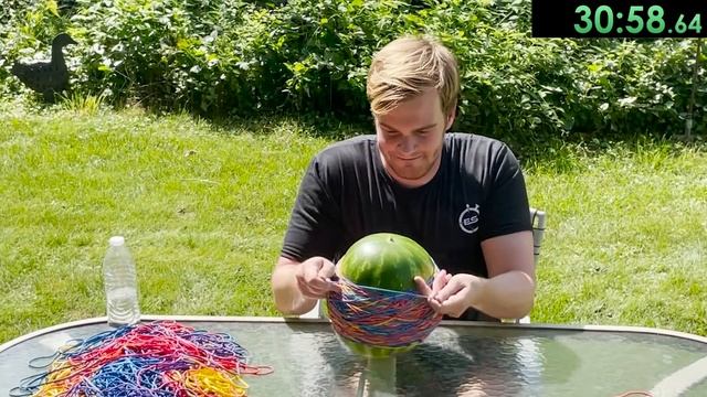 I speedrun exploding a watermelon with rubber bands смотреть онлайн