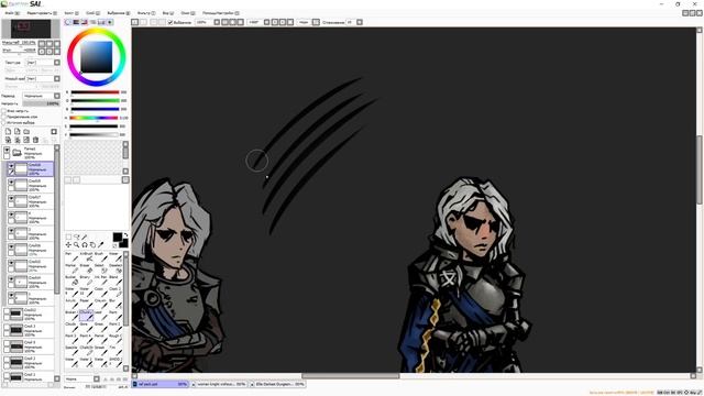 Darkest Dungeon Art Style - Альтернатива Фотошопу, другой подстиль №3 смотреть онлайн