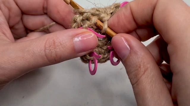 Плотный двойной узор по квадрату из джута смотреть онлайн