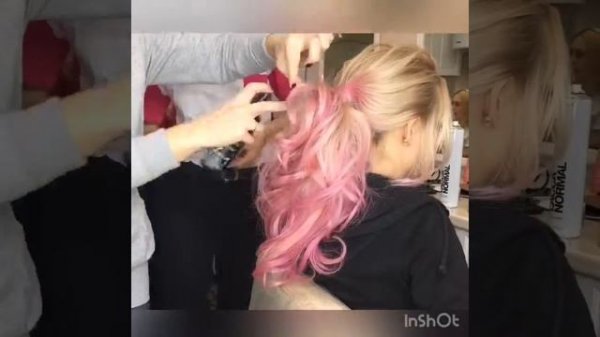 Прическа хвост