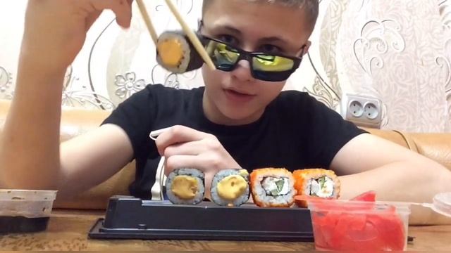 МУГБАНГ АСМР: Суши Роллы ? АСМР Еда Суши // АСМР Кушаю Суши-Роллы // АСМР Фастфуд // ASMR Ем Суши смотреть онлайн
