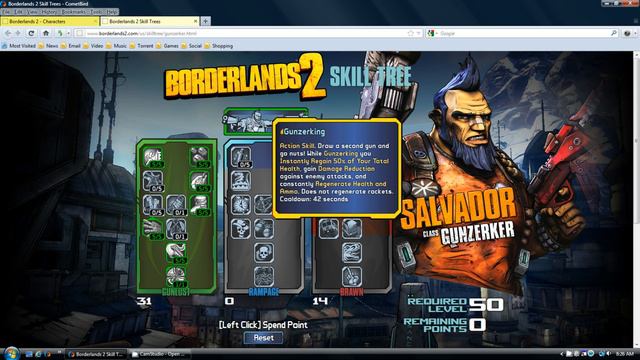 Borderlands 2 SALVADOR BUILD! (Gunzerker Class) смотреть онлайн