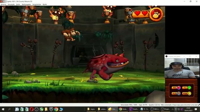 Live DK Returns 3DS (1440p) MIRROR MODE, New - 1-1 até 2-7, 'Todas Letras KONG', смотреть онлайн
