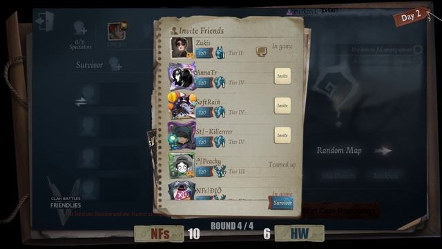 DAY 2 / Clan battles: Friendlies / Identity V смотреть онлайн