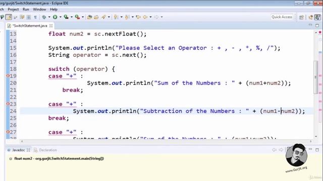 Switch Statement का क्या उपयोग है Java में | Java Tutorials for Beginners in Hindi смотреть онлайн
