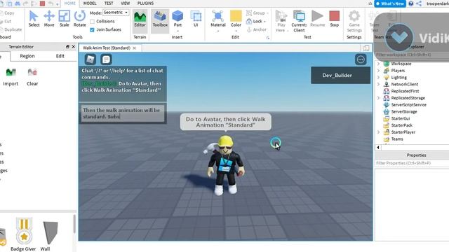 How to Set Roblox Default Walk Animation (Tutorial) смотреть онлайн