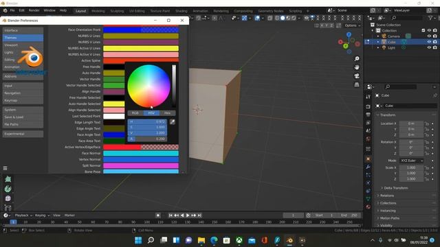 Blender Learning - How to Change Vertex Colour and Size in Blender 3.0 смотреть онлайн