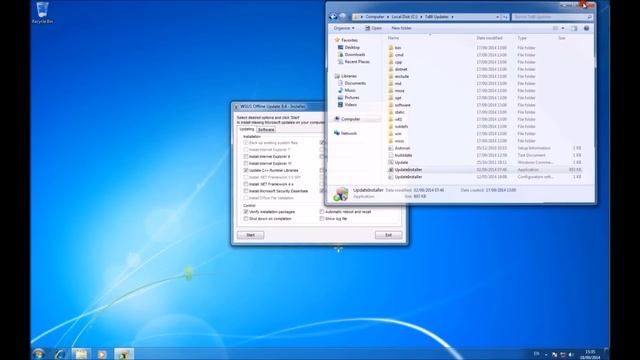 WSUS Offline Update Installing Windows 7 Updates Offline Unattended Install смотреть онлайн