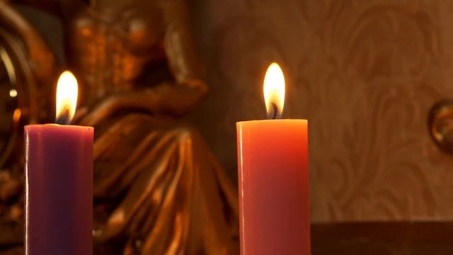 12 Hours Burning Candles - Silent Meditation #relaxingmusic #candles #meditation