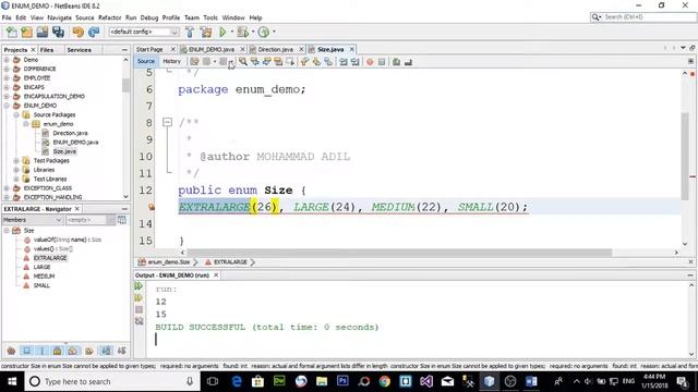 USING ENUM CONSTANT WITH CONSTANT VALUES IN JAVA PART-7 (URDU / HINDI) смотреть онлайн