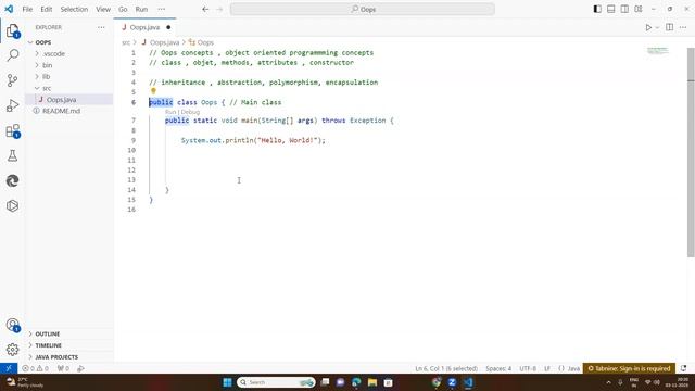 PART 1 :: OOPS CANCEPTS IN JAVA, FREE CLASS CONDUCTED IN ZOOM ON 03 NOV 23 смотреть онлайн