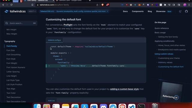 Tailwind css ile Next (React) projesine Google Fonts'dan font ekleme смотреть онлайн