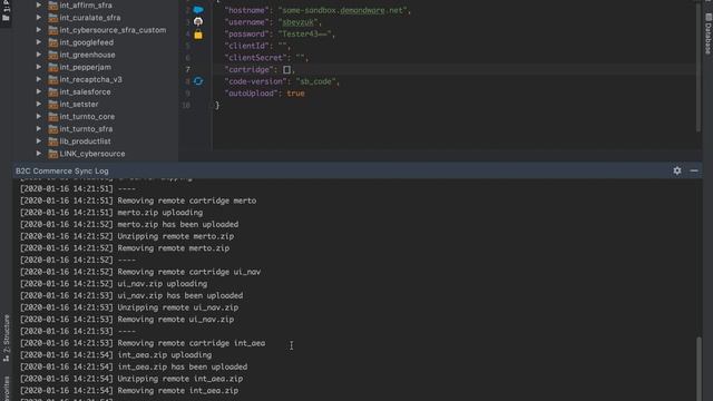 Getting started with dw.json | Intellij SFCC смотреть онлайн
