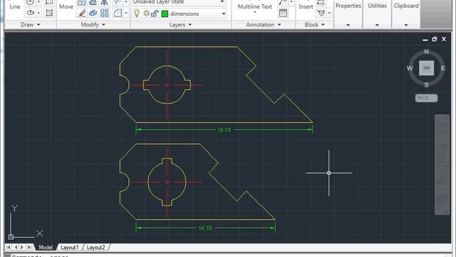 AutoCAD 2011 - 09 Seçim İşlemleri: 01 Pencere Seçim Yöntemleri смотреть онлайн