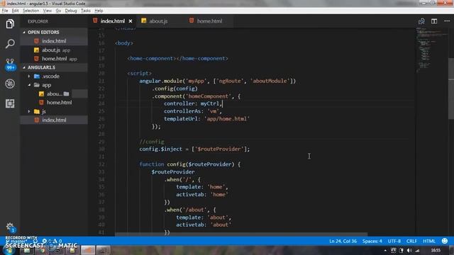 Angularjs 1.5 Component # tutorial 4 смотреть онлайн