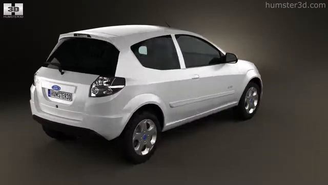 Ford Ka (Brazil) 2012 by 3D model store Humster3D.com смотреть онлайн