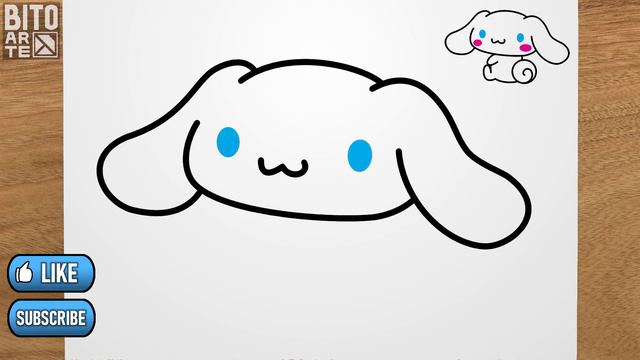 How to draw CINNAMOROLL (SANRIO) step by step, EASY смотреть онлайн