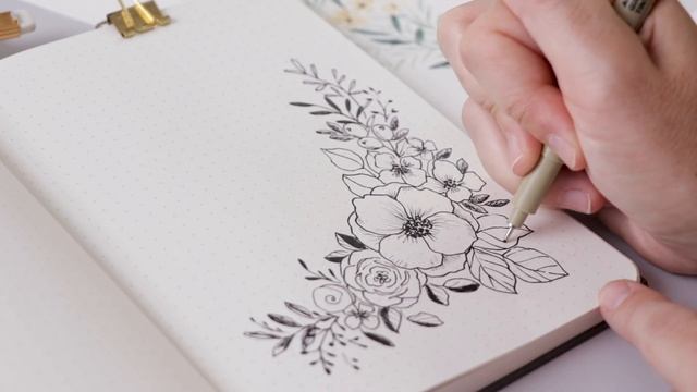 How to Layout and Design Floral Illustrations | Drawing Flowers смотреть онлайн