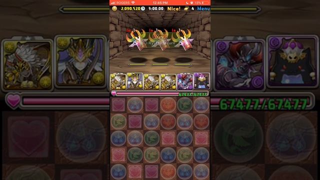 Weekend Dungeon Coin Farming ~2 mins - PAD (Puzzle and Dragons) смотреть онлайн