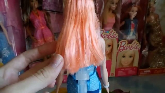 Обзор Barbie Fashionistas Patchwork denim 60 кукла Барби смотреть онлайн