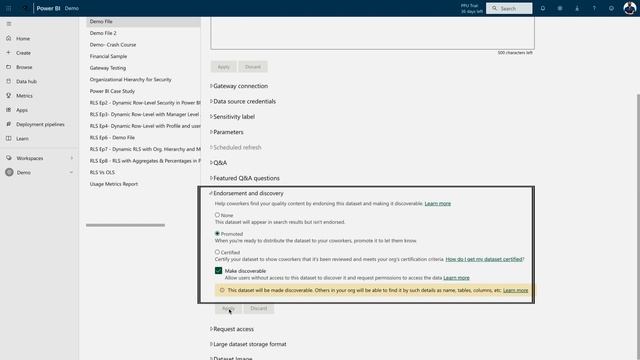How to make a Power BI Dataset Discoverable? | Self-Service BI using Power BI смотреть онлайн