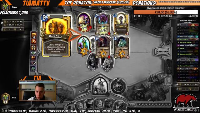 [Hearthstone ITA/ENG] - Entomb draw card animation bug shows card that opponent stole. смотреть онлайн