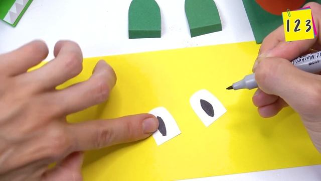 How to Make a Crocodile Paper Puppet - Moving paper toys смотреть онлайн