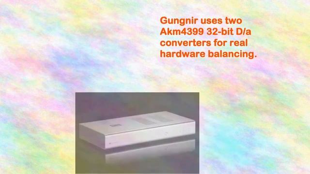 Schiit Gungnir Balanced Usb Digital Analog Convertor смотреть онлайн