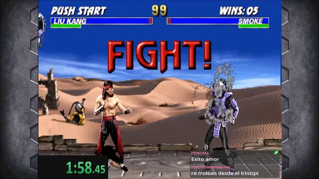 Ultimate Mortal Kombat 3 Any% Speedrun (Arcade) 4:00 смотреть онлайн