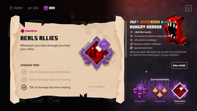 IMPOSSIBLE! UNUSED SECRET Enchantments + UPGRADED Build Showcase in Minecraft Dungeons смотреть онлайн