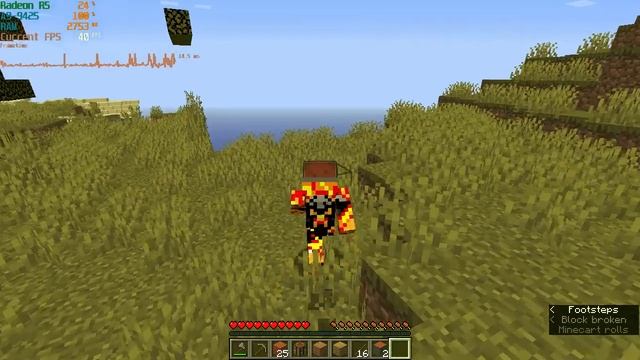 Minecraft JAVA test on AMD A9-9425 With Radeon R5 Graphics смотреть онлайн