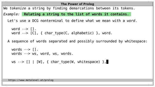 Definite Clause Grammars (DCGs) смотреть онлайн