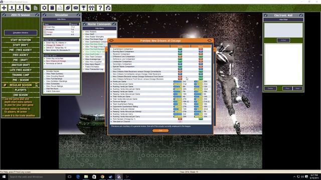 Front Office Football Seven Episode 9 Weeks 14 Cowboys and 15 Saints смотреть онлайн