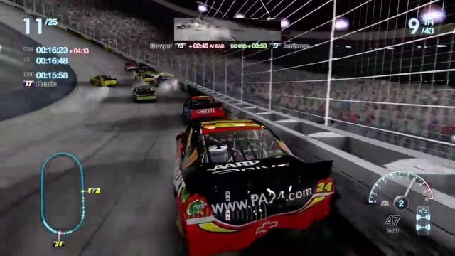 NASCAR The Game: Inside Line Crashes смотреть онлайн
