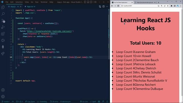 Class - 22 React JS useffect Hook in Bangla with example | MERN Stack in Bangla смотреть онлайн