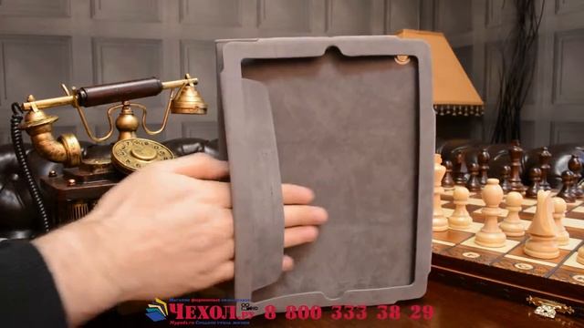 Фирменный чехол-сумка с дизайном кожи страуса для Apple iPad 2/3/4 оранжевый смотреть онлайн