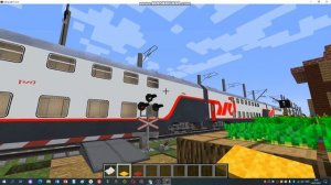 работаю на жд переезде в майнкрафте часть 1