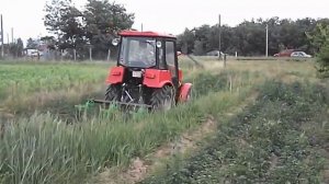 ?Работа MTZ 320.4 культиватор окучник