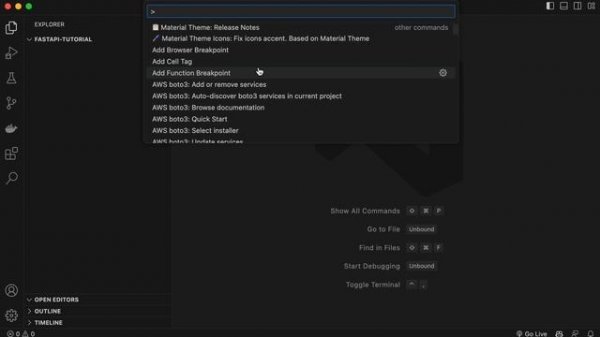Part 1: Intro → FastAPI tutorial for beginners - FastAPI docs #vscode
