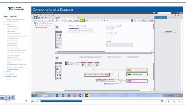 LabVIEW NXG Core 1: 5 EXPLORING AN EXISTING APPLICATION смотреть онлайн