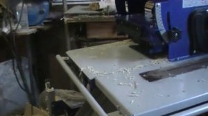 Работа с рейсмусовой приставкой станка СДМ - 2500